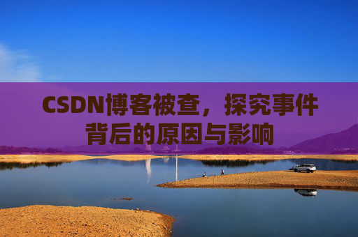 CSDN博客被查,探究事件背后的原因与影响
